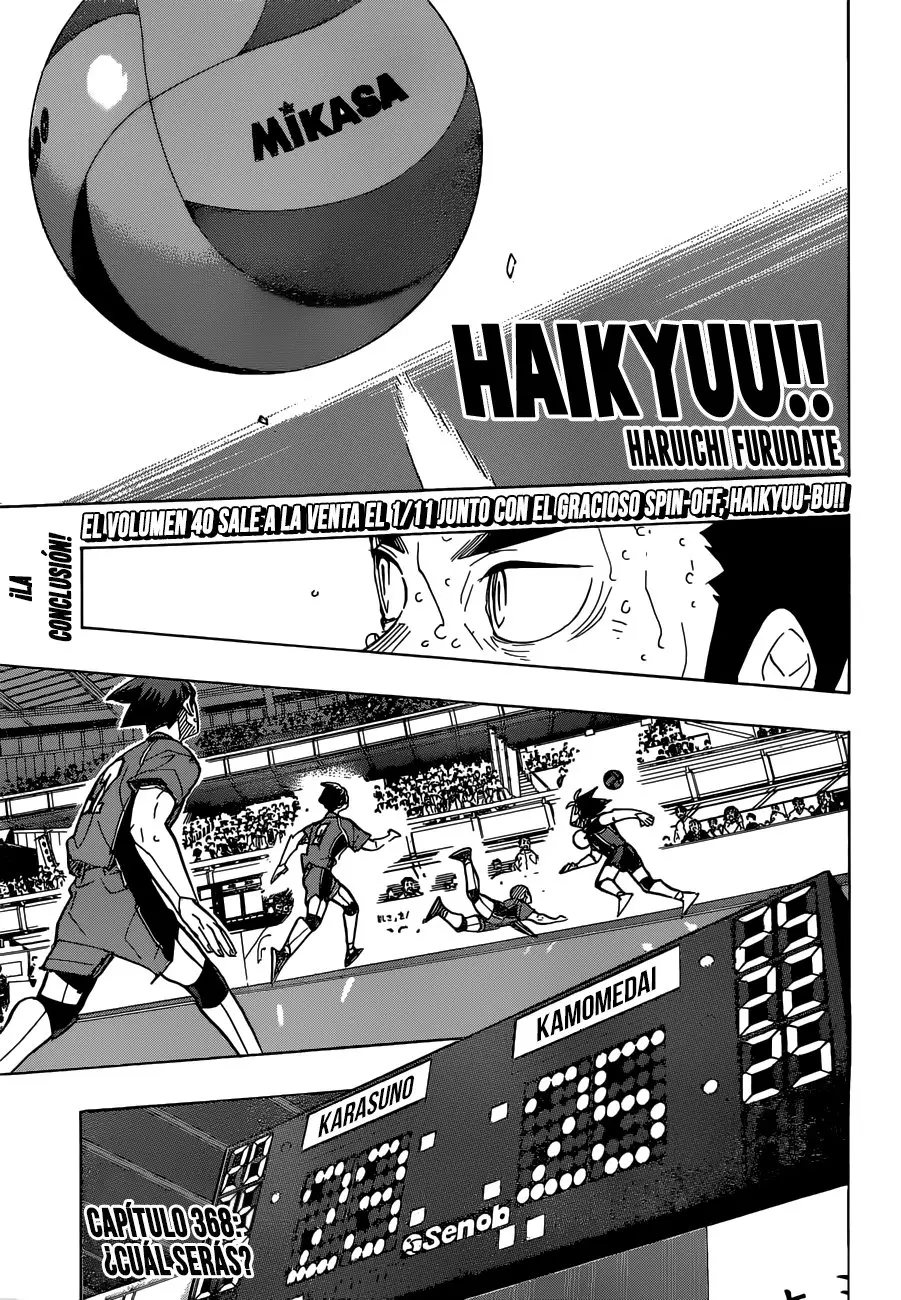 Haikyu!! (2012) - Capítulo 368 - Página 2 - LectorTMOo