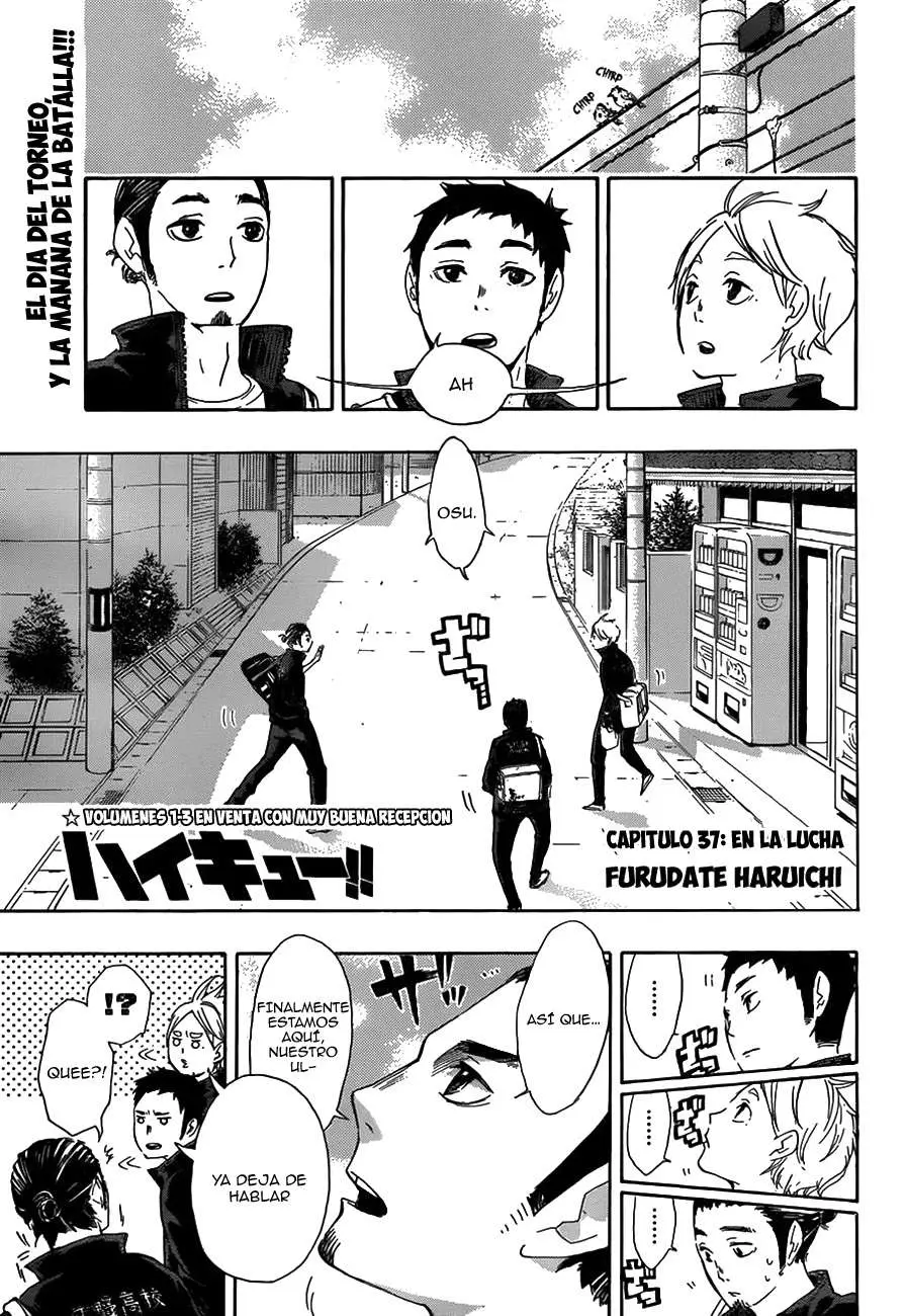 Haikyu!! (2012) - Capítulo 37 - Página 1 - LectorTMOo