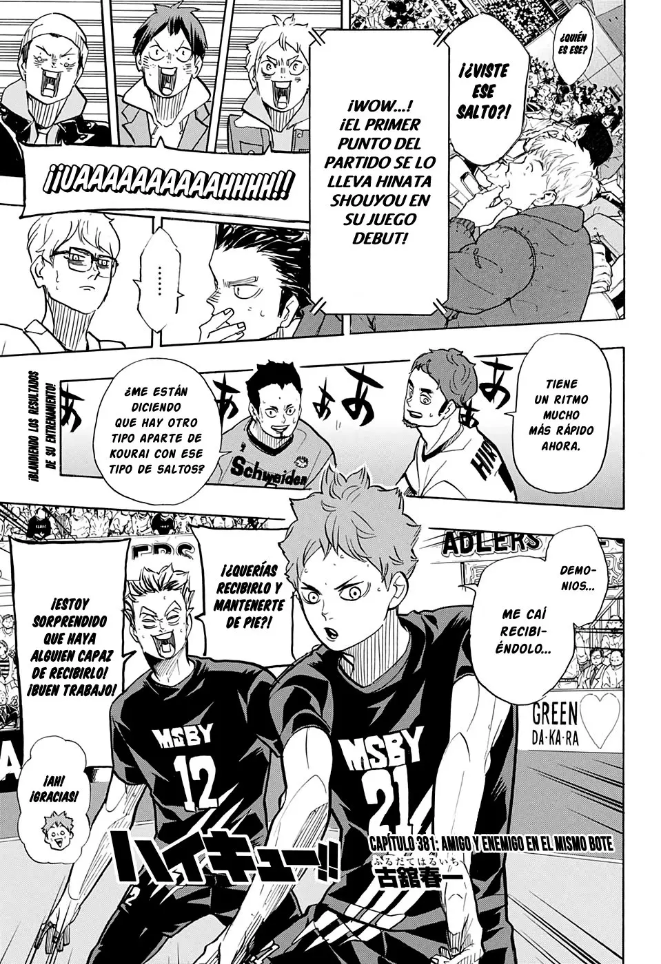 Haikyu!! (2012) - Capítulo 381 - Página 2 - LectorTMOo