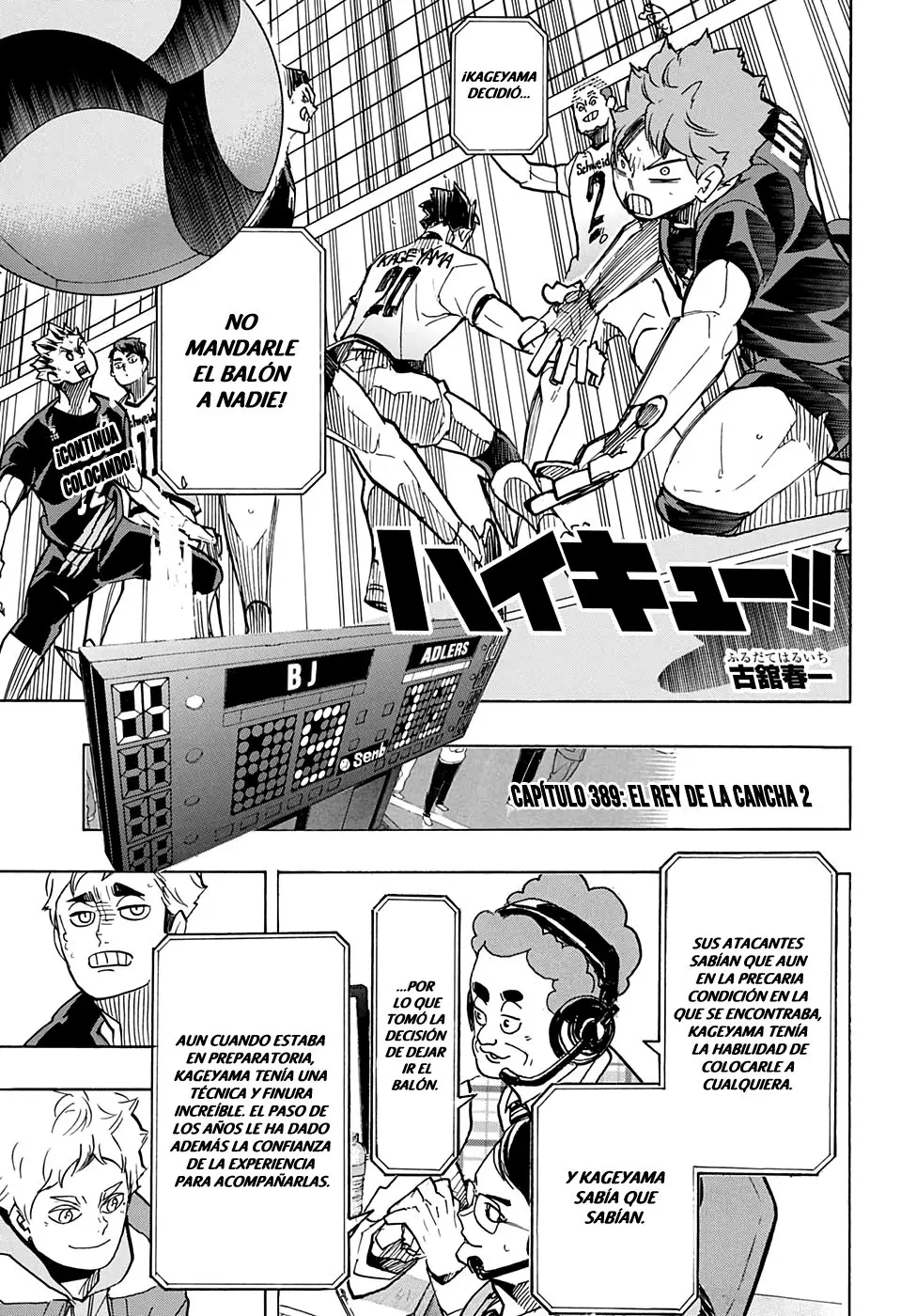 Haikyu!! (2012) - Capítulo 389 - Página 2 - LectorTMOo