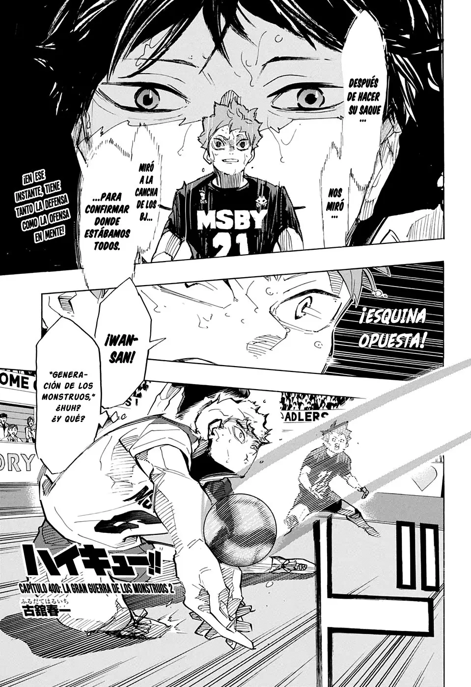 Haikyu!! (2012) - Capítulo 400 - Página 2 - LectorTMOo