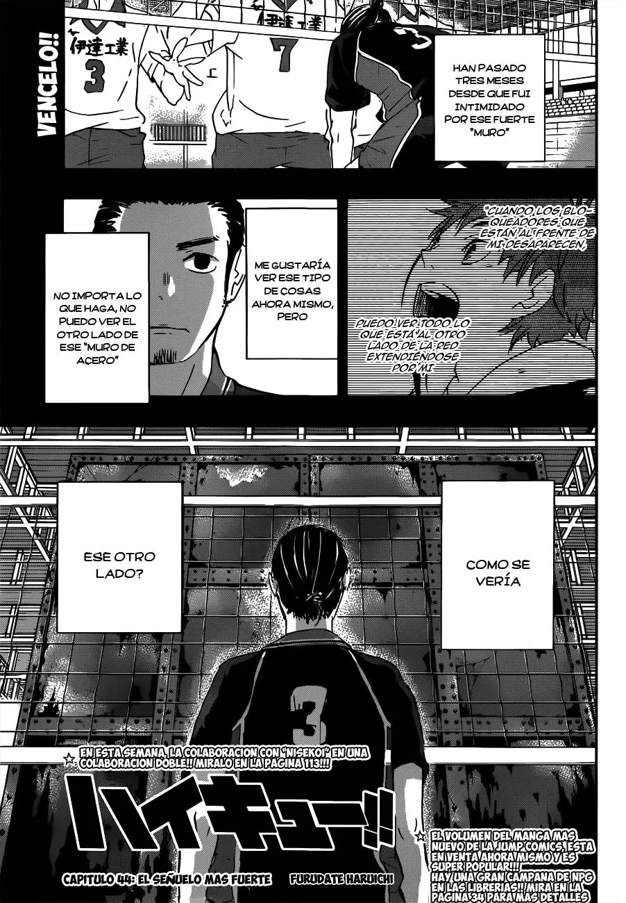 Haikyu!! (2012) - Capítulo 44 - Página 2 - LectorTMOo