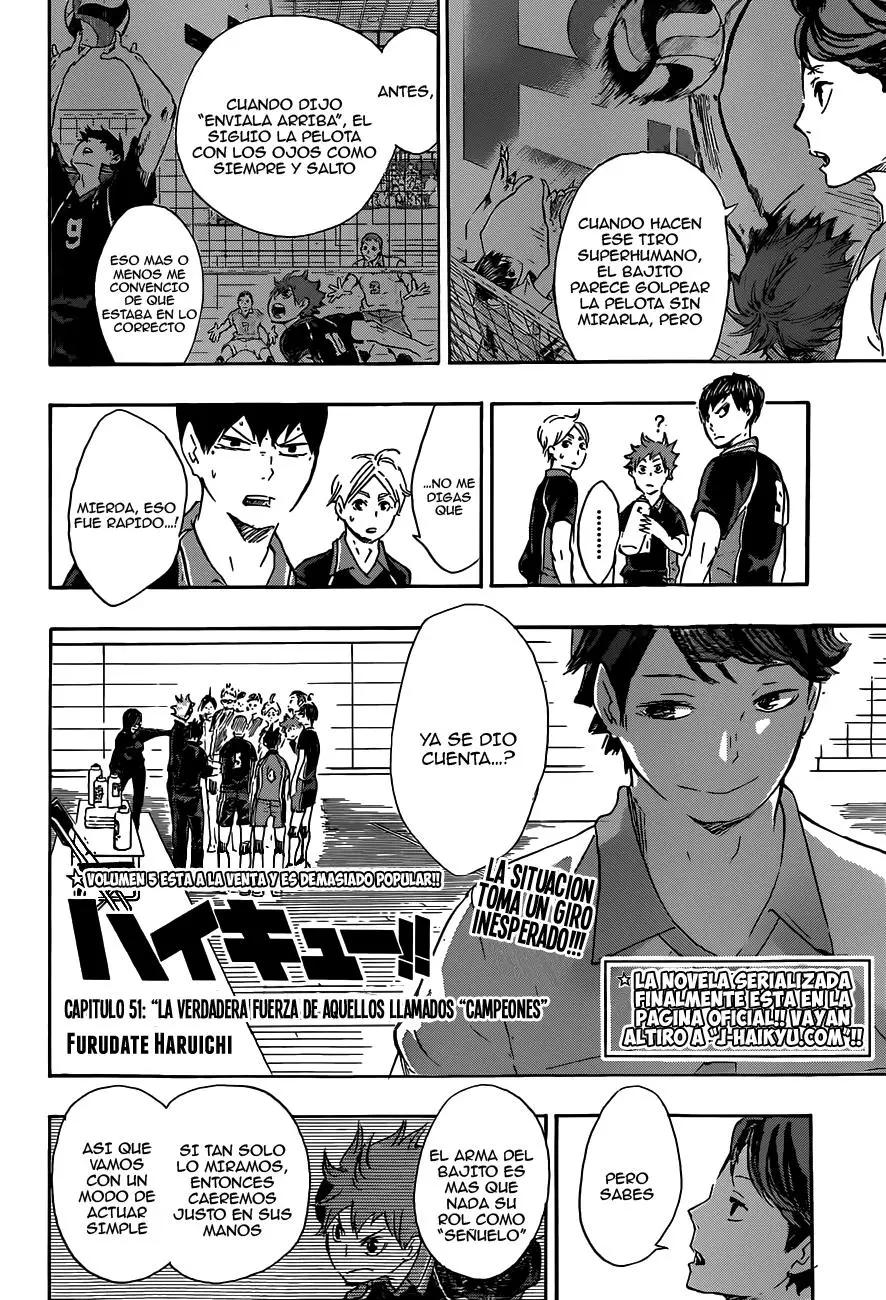 Haikyu!! (2012) - Capítulo 51 - Página 3 - LectorTMOo