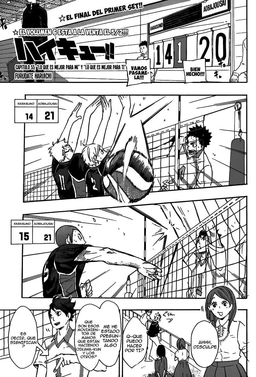 Haikyu!! (2012) - Capítulo 55 - Página 2 - LectorTMOo