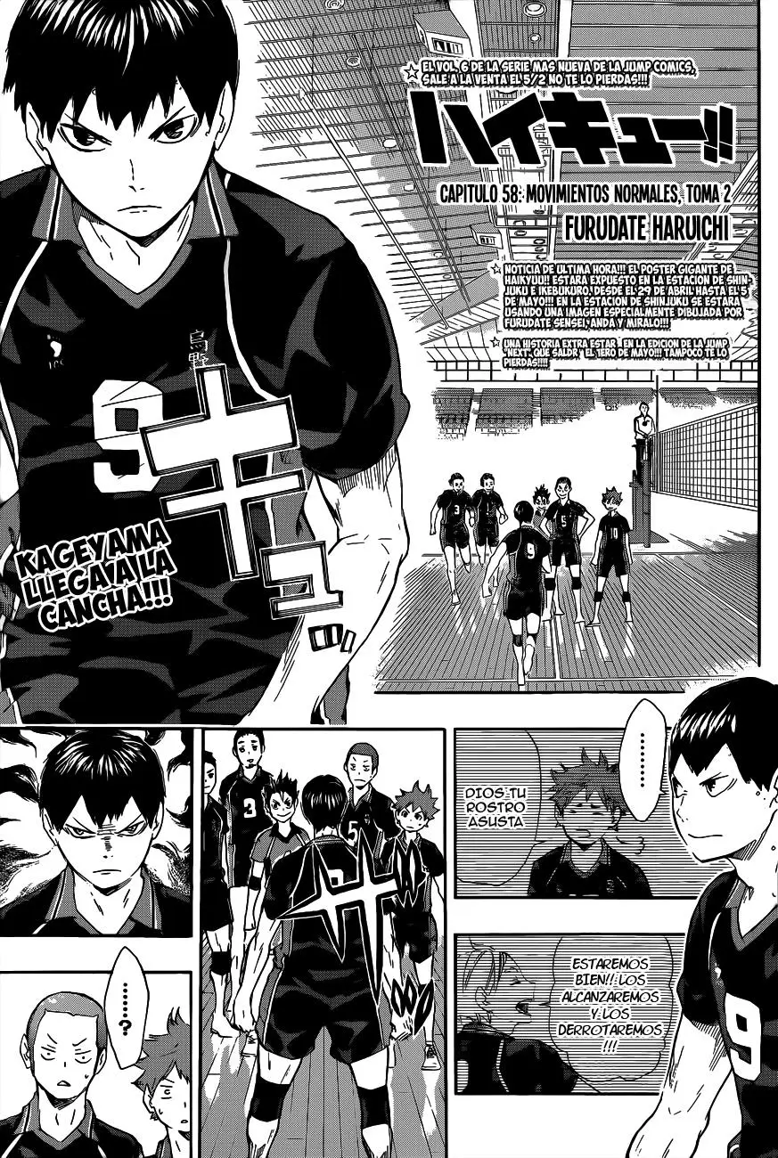 Haikyu!! (2012) - Capítulo 58 - Página 2 - LectorTMOo