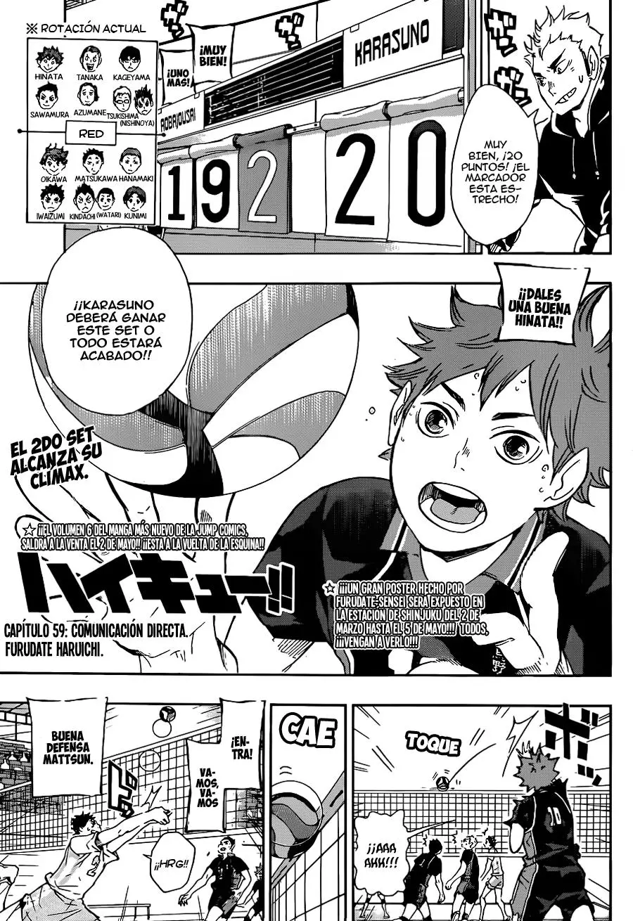 Haikyu!! (2012) - Capítulo 59 - Página 2 - LectorTMOo