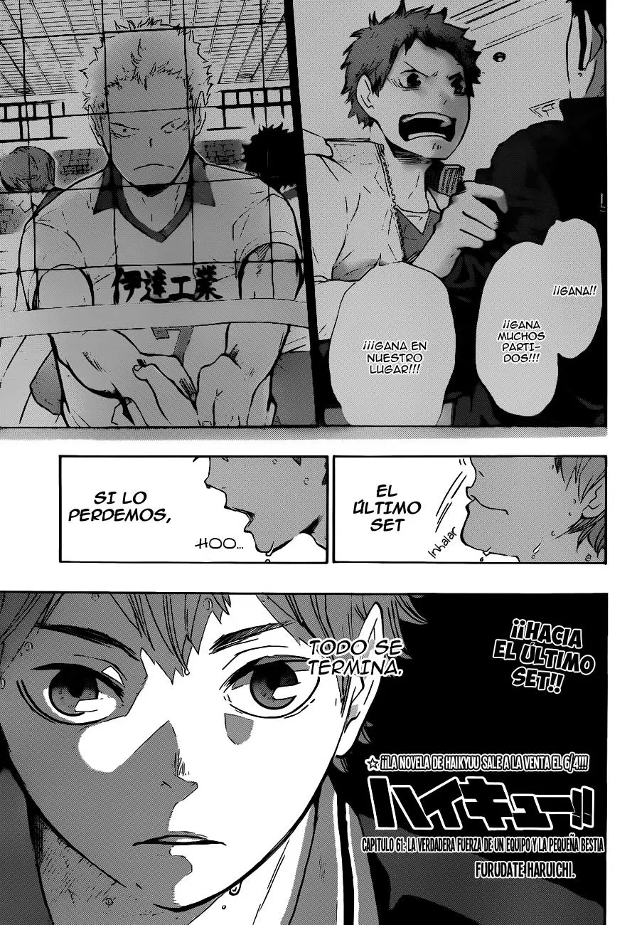 Haikyu!! (2012) - Capítulo 61 - Página 2 - LectorTMOo