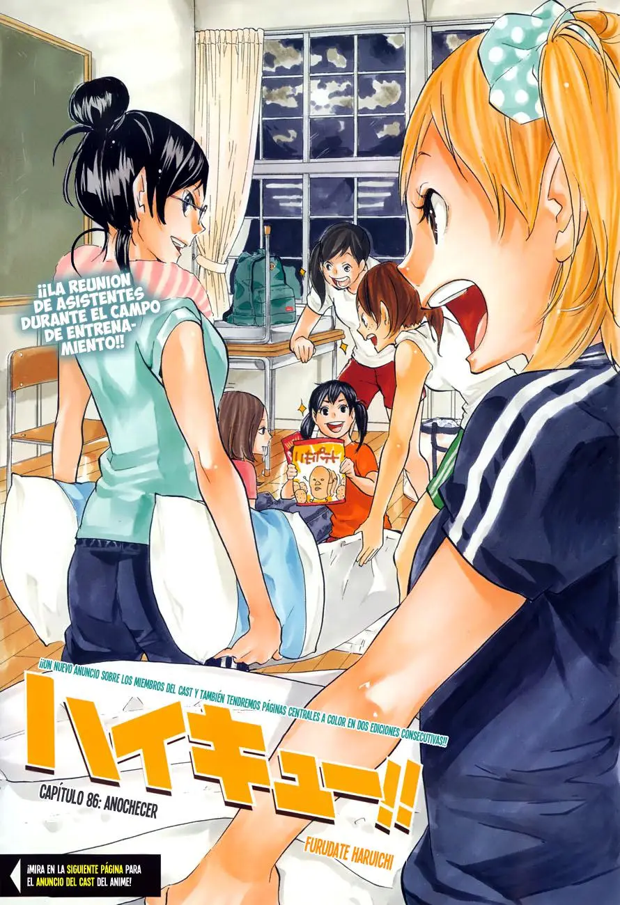 Haikyu!! (2012) - Capítulo 86 - Página 2 - LectorTMOo
