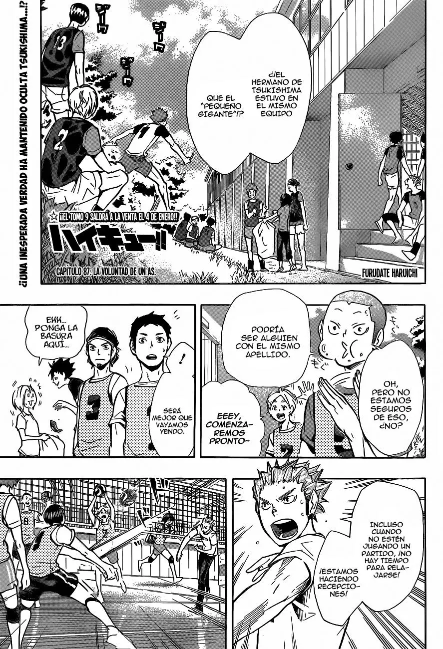 Haikyu!! (2012) - Capítulo 87 - Página 2 - LectorTMOo