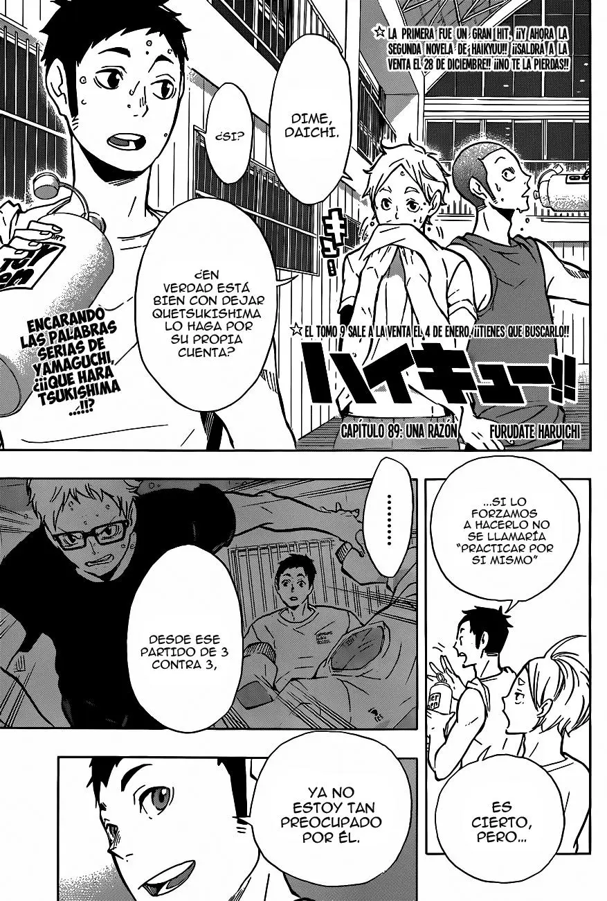 Haikyu!! (2012) - Capítulo 89 - Página 2 - LectorTMOo