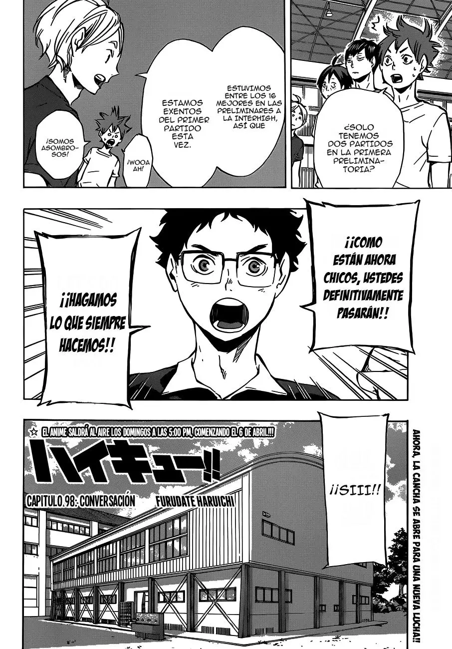 Haikyu!! (2012) - Capítulo 98 - Página 3 - LectorTMOo