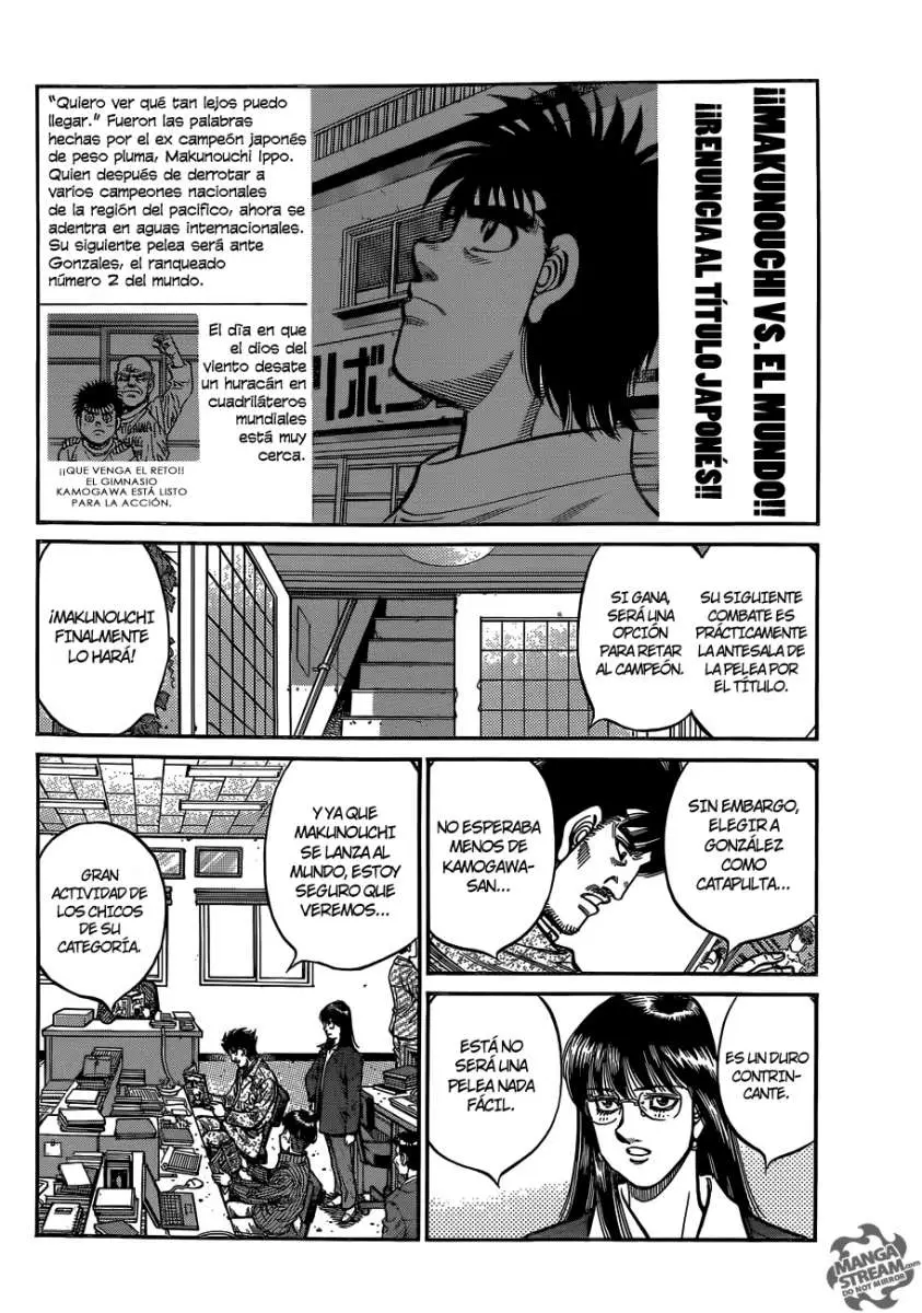 Hajime no Ippo (1989) - Capítulo 1010 - Página 5 - LectorTMOo