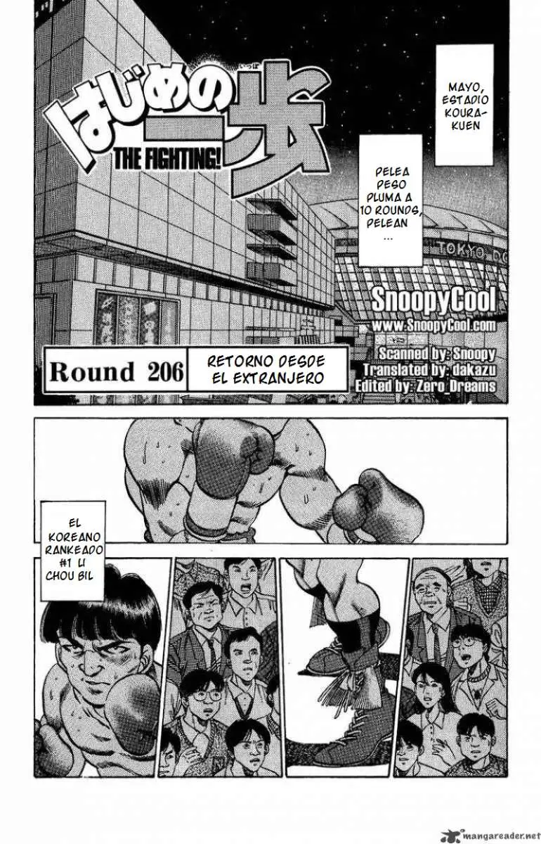 Hajime no Ippo (1989) - Capítulo 206 - Página 5 - LectorTMOo