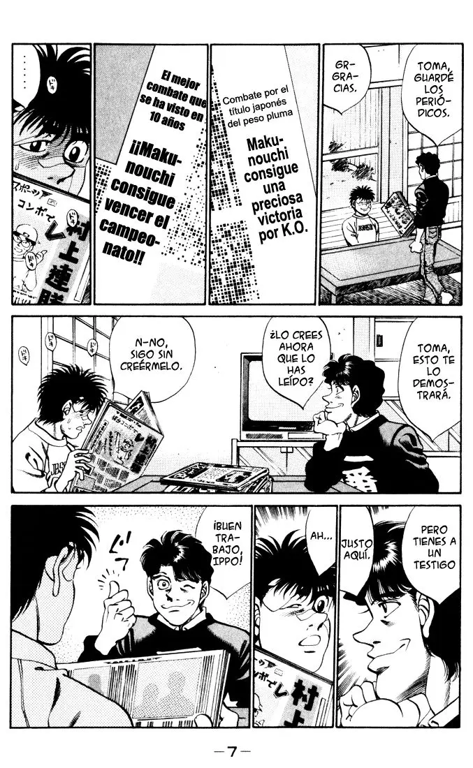 Hajime no Ippo (1989) - Capítulo 269 - Página 5 - LectorTMOo