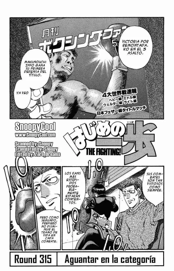 Hajime no Ippo (1989) - Capítulo 315 - Página 2 - LectorTMOo