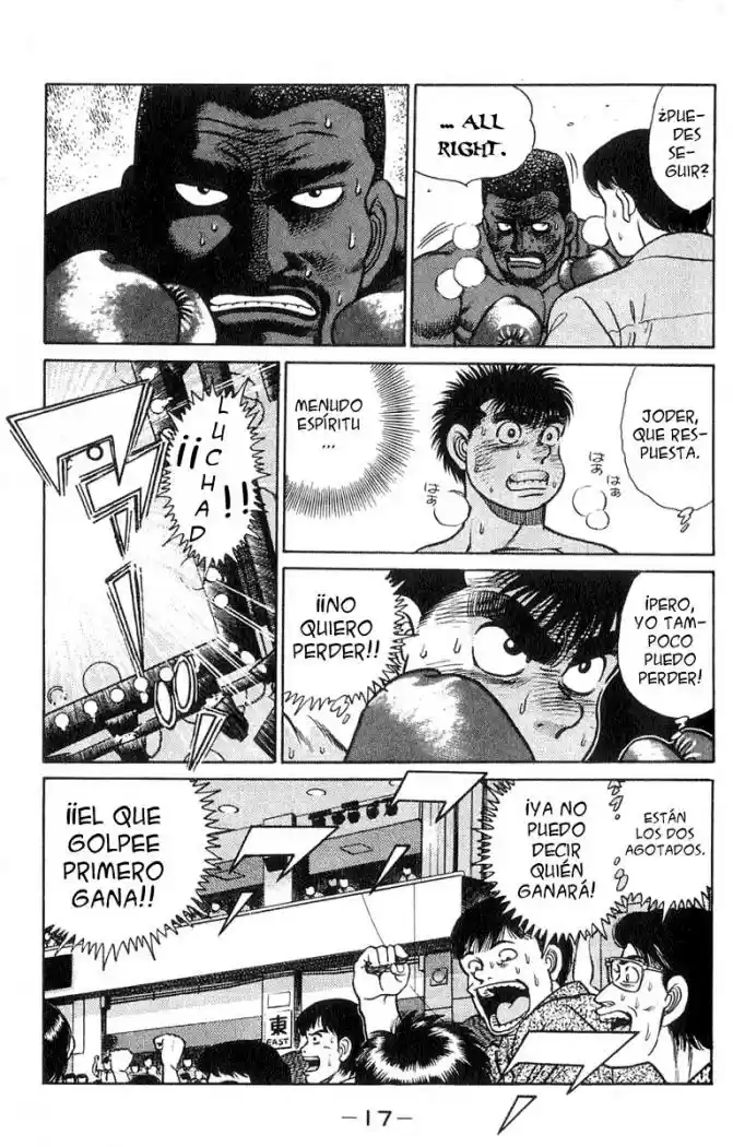 Hajime no Ippo (1989) - Capítulo 34 - Página 17 - LectorTMOo