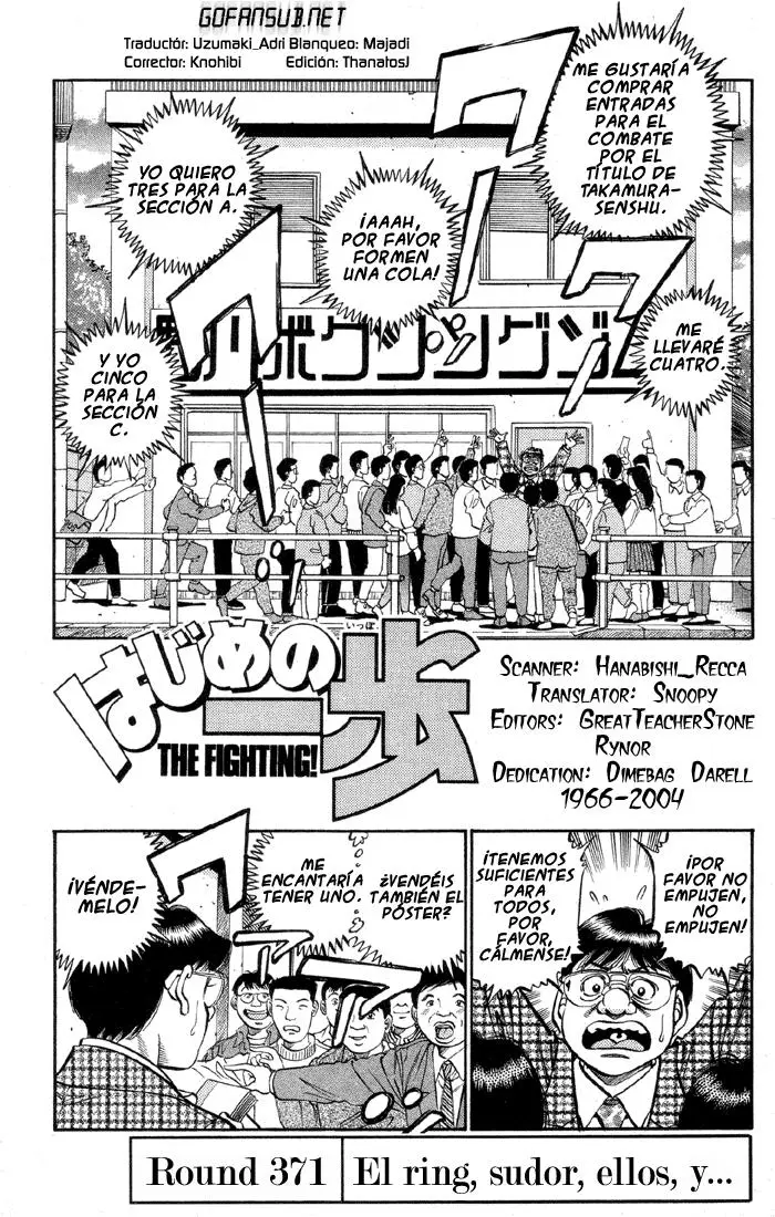 Hajime no Ippo (1989) - Capítulo 371 - Página 4 - LectorTMOo