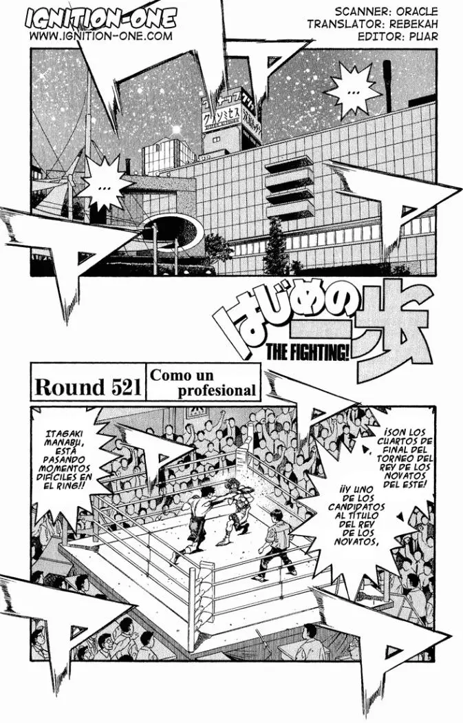 Hajime no Ippo (1989) - Capítulo 521 - Página 1 - LectorTMOo