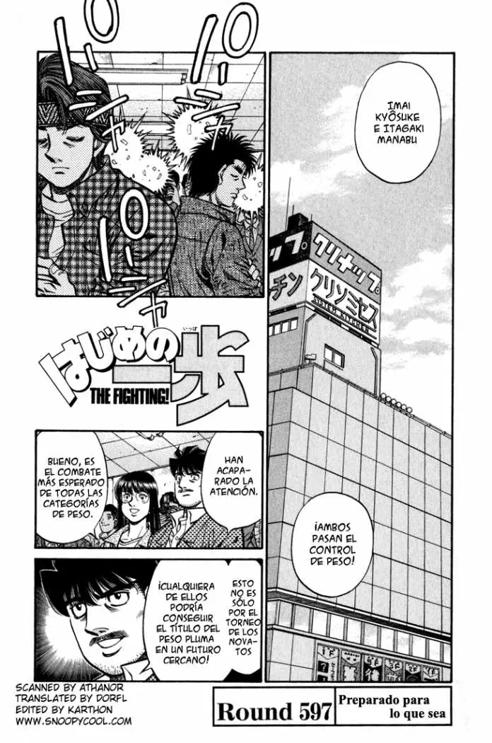 Hajime no Ippo (1989) - Capítulo 597 - Página 1 - LectorTMOo