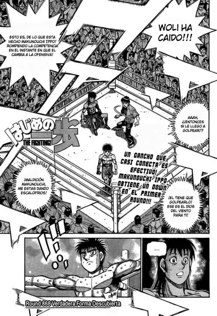 Hajime no Ippo (1989) - Capítulo 868 - Página 6 - LectorTMOo