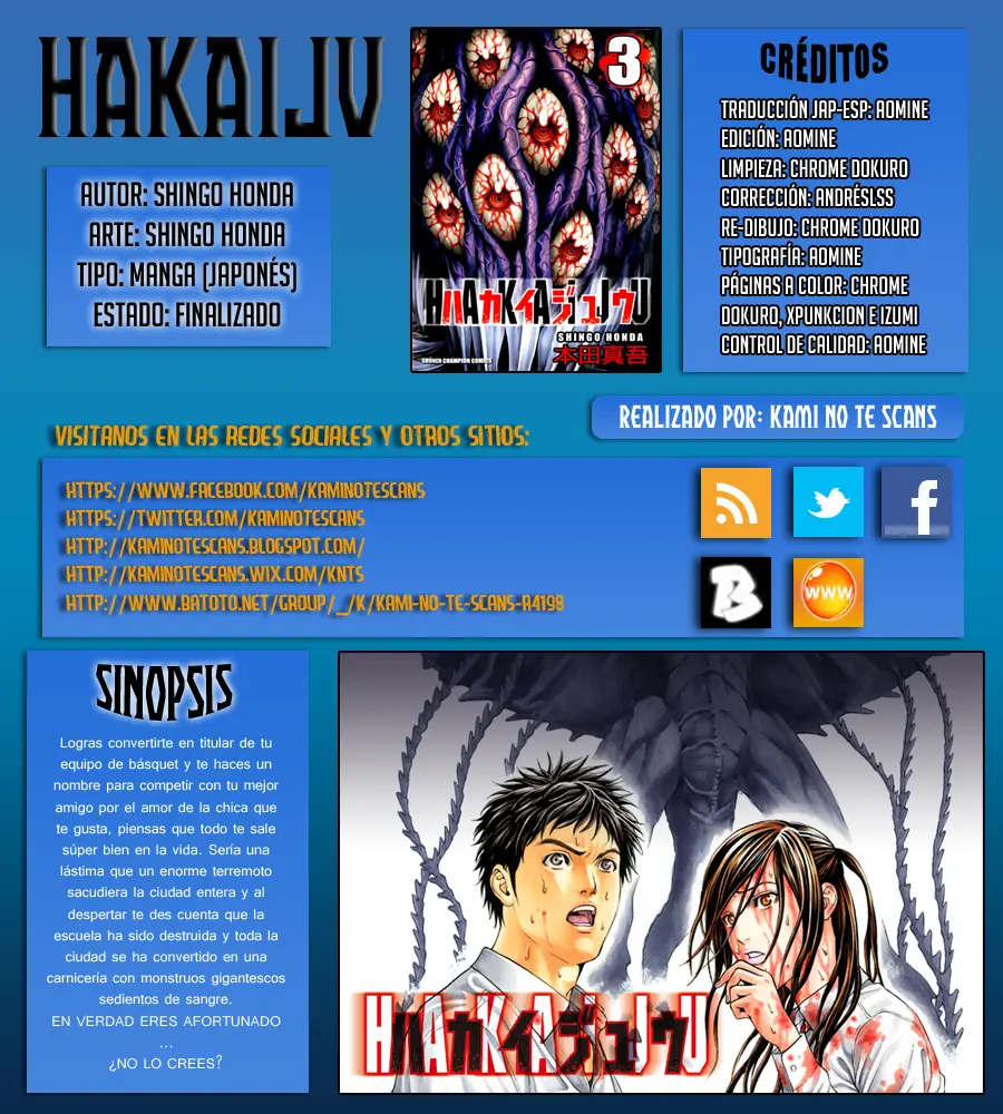 Hakaijuu (2010) - Capítulo 11 - Página 1 - LectorTMOo