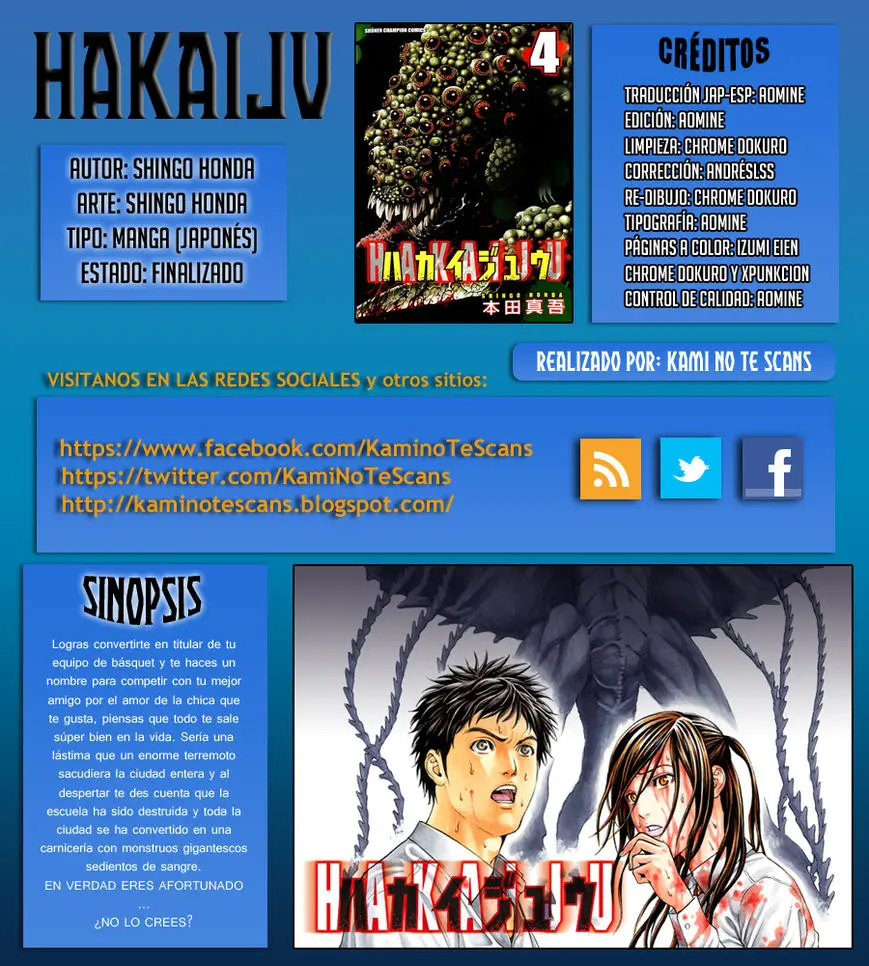 Hakaijuu (2010) - Capítulo 12 - Página 1 - LectorTMOo
