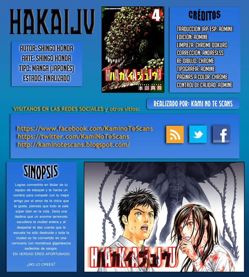 Hakaijuu (2010) - Capítulo 15 - Página 1 - LectorTMOo