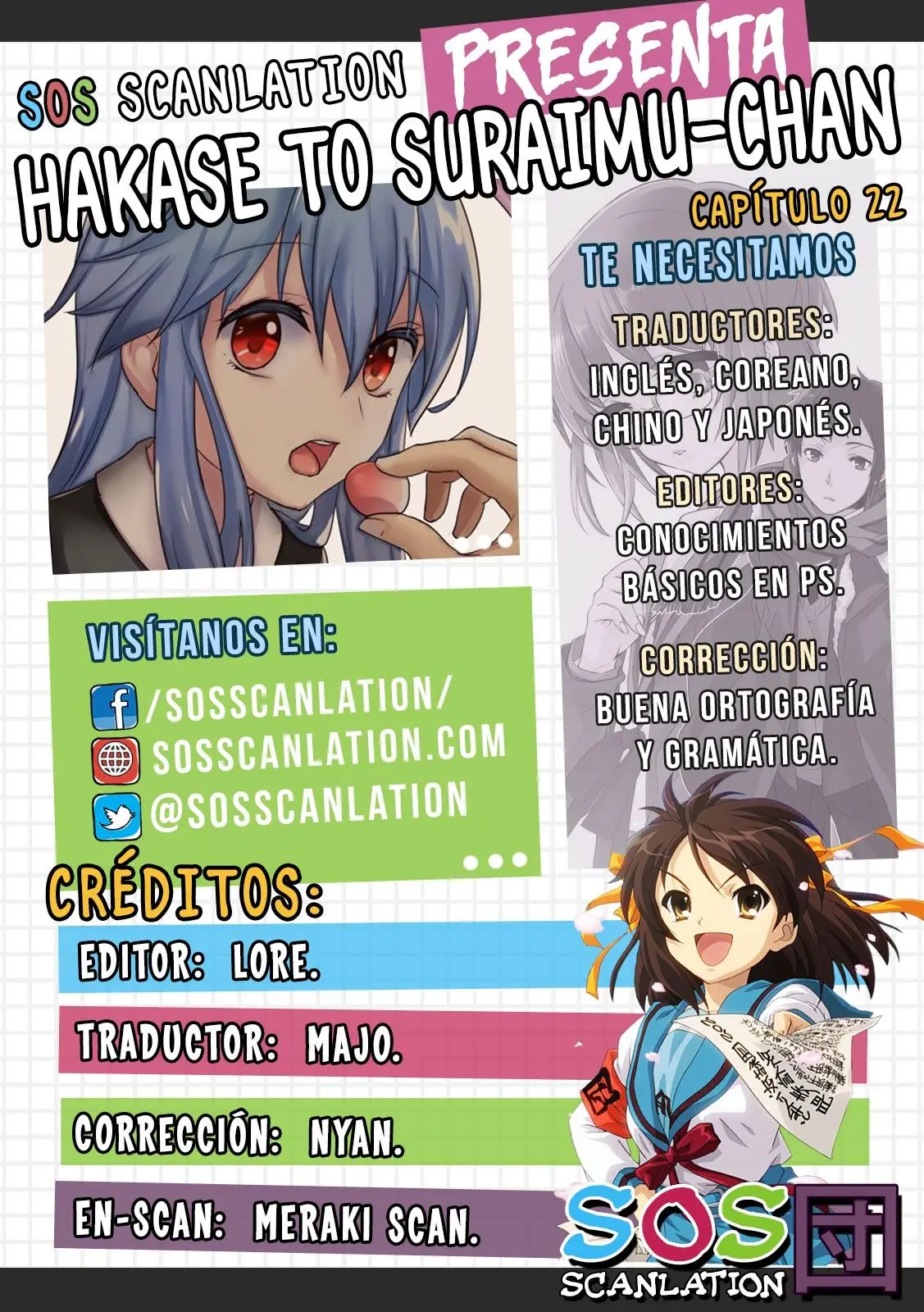 HAKASE TO SURAIMU-CHAN (2015) - Capítulo 22 - Página 1 - LectorTMOo