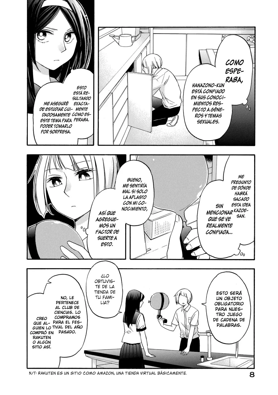 Hanazono and Kazoe's Bizzare After School Rendezvous (2020) - Capítulo 9 - Página 7 - LectorTMOo