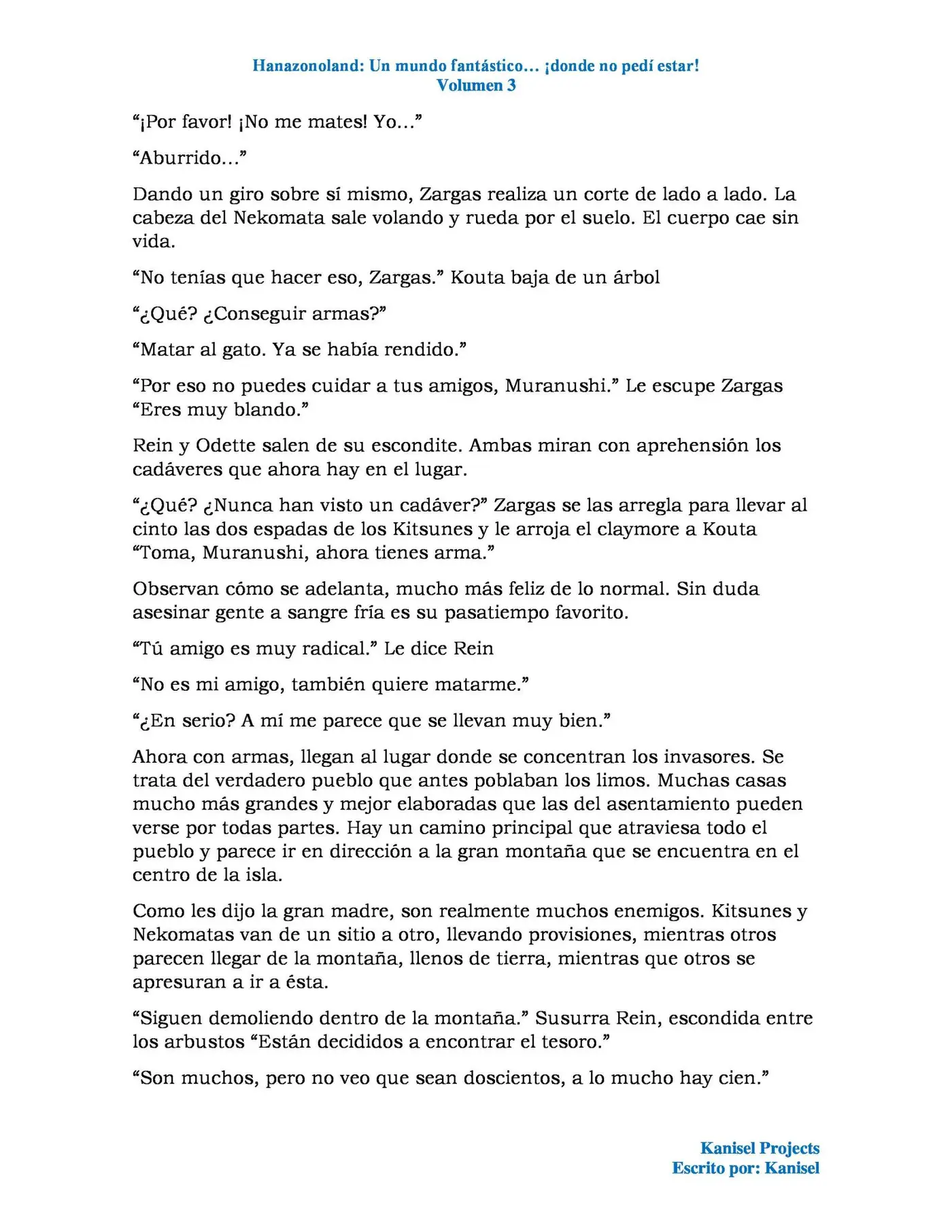 Hanazonoland: Un nuevo mundo... ¡Donde no pedí estar! (Novela) (2017) - Capítulo 75 - Página 3 - LectorTMOo