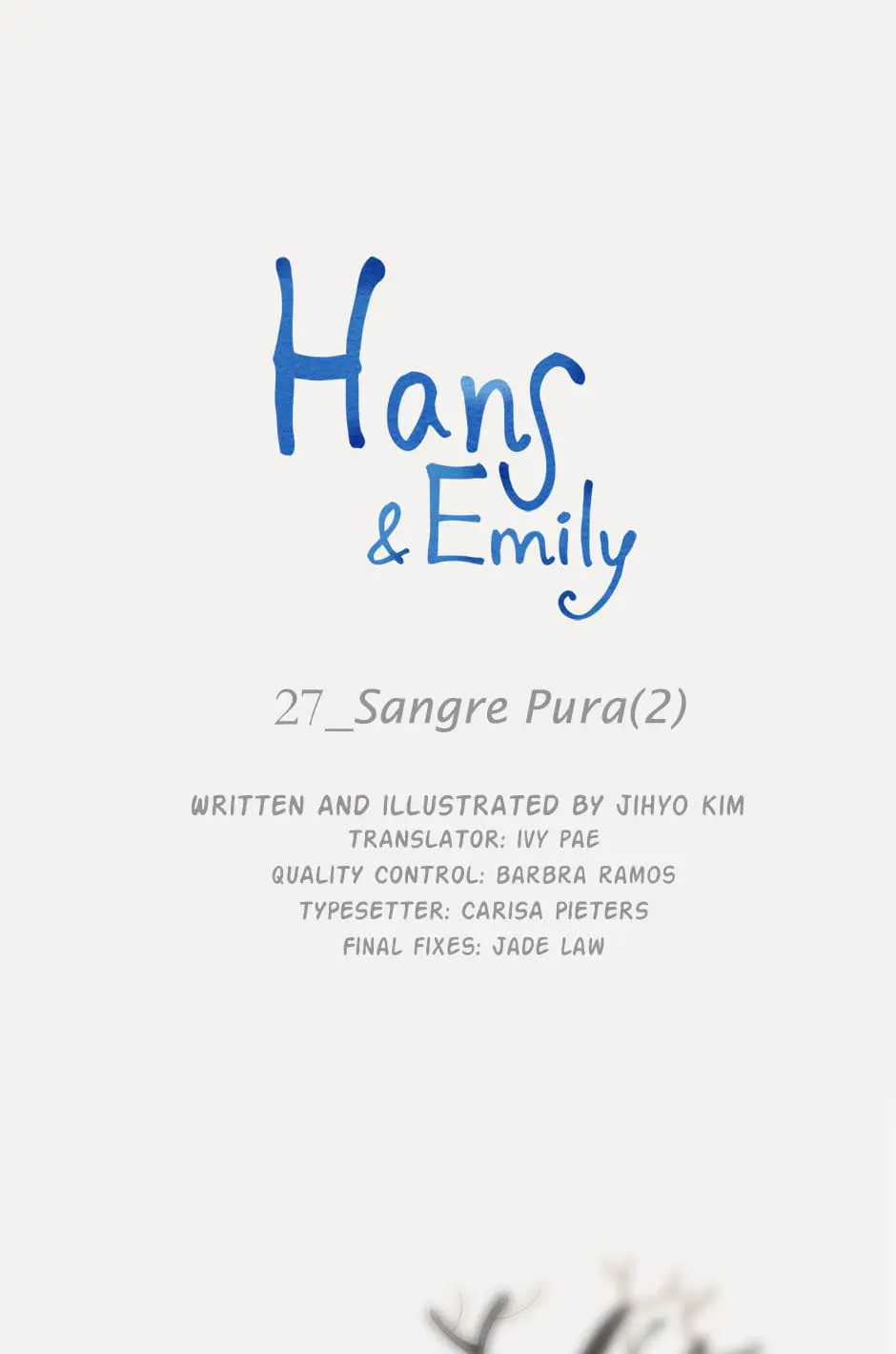 Hans & Emily (2018) - Capítulo 27 - Página 1 - LectorTMOo