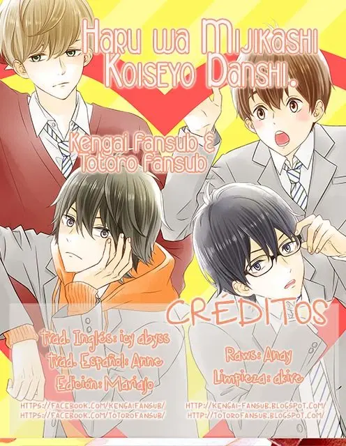Haru wa Mijikashi Koiseyo Danshi. (2018) - Capítulo 6 - Página 1 - LectorTMOo