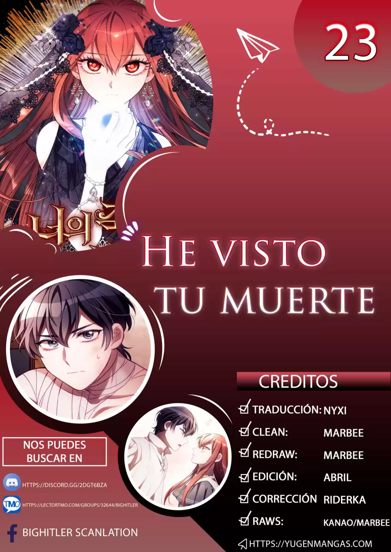 He visto tu muerte - Capítulo 23 - Página 1 - LectorTMOo