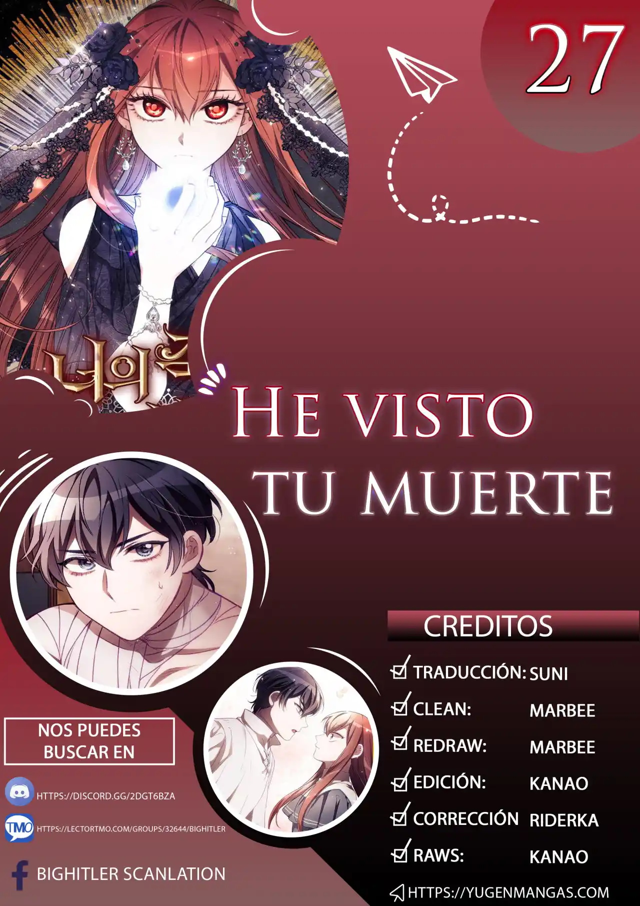 He visto tu muerte - Capítulo 27 - Página 1 - LectorTMOo