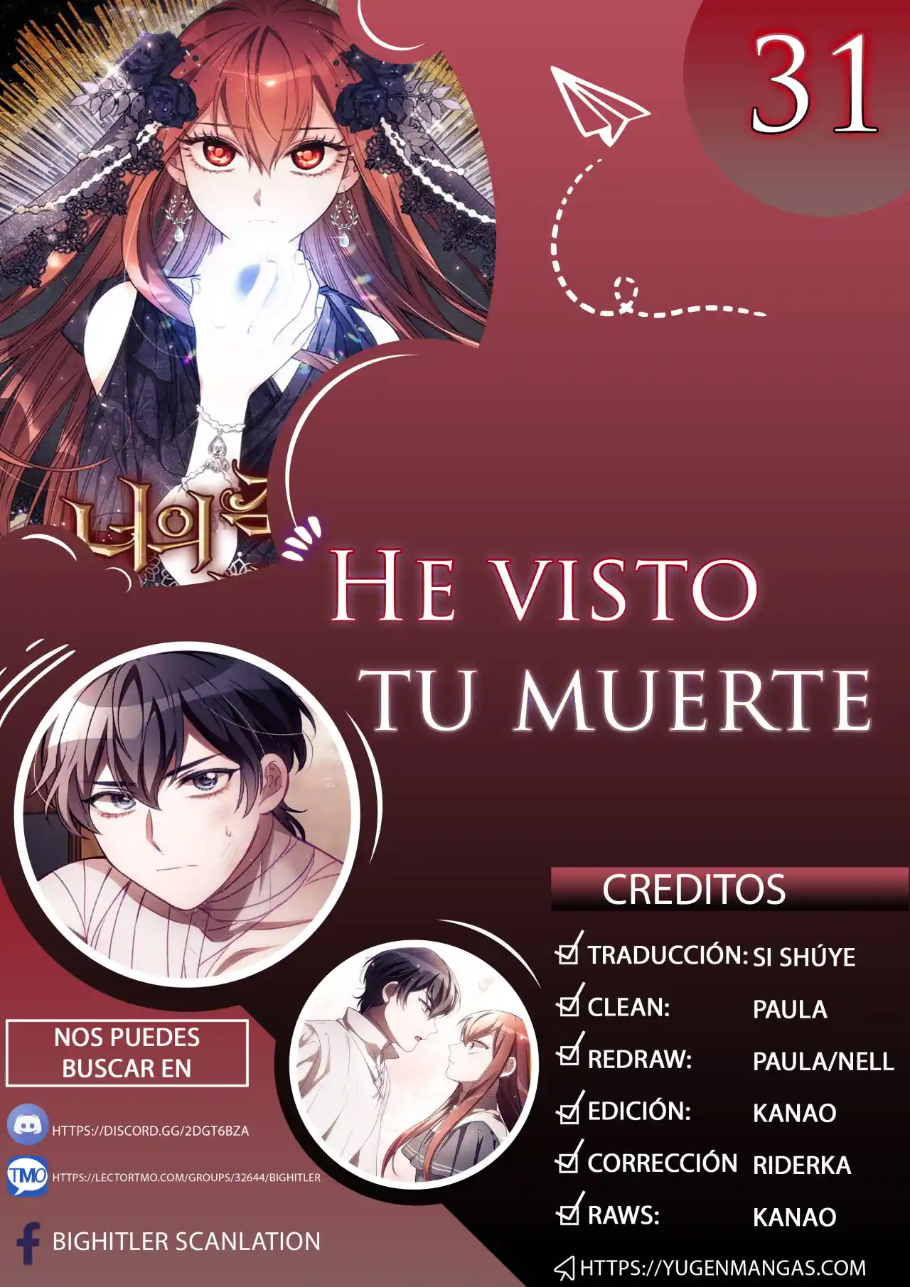 He visto tu muerte - Capítulo 31 - Página 1 - LectorTMOo