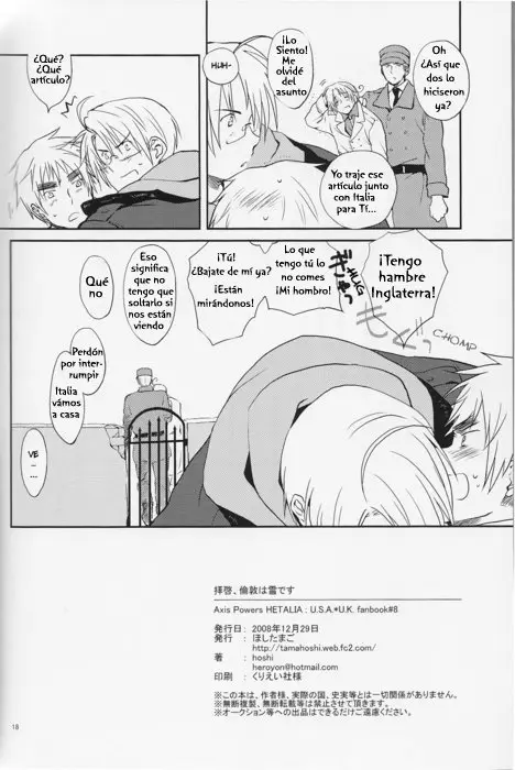 Hetalia doujines parejas (2014) - Capítulo 26 - Página 18 - LectorTMOo
