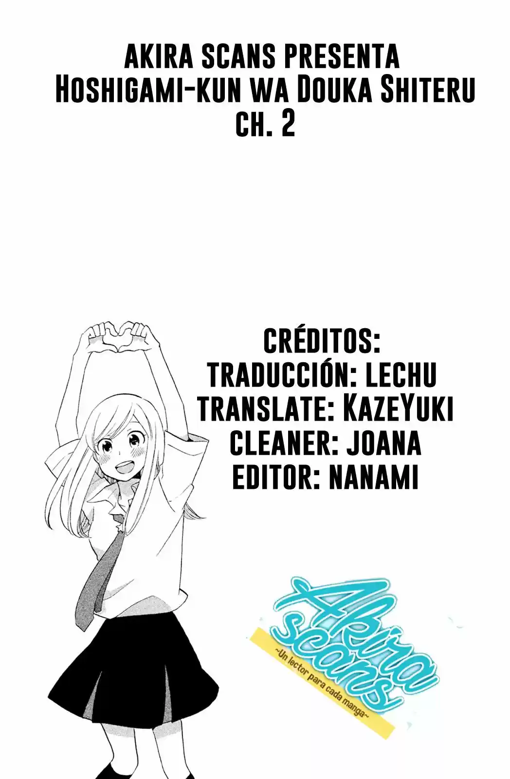 Hoshigami-kun wa Douka Shite Iru (2014) - Capítulo 2 - Página 1 - LectorTMOo