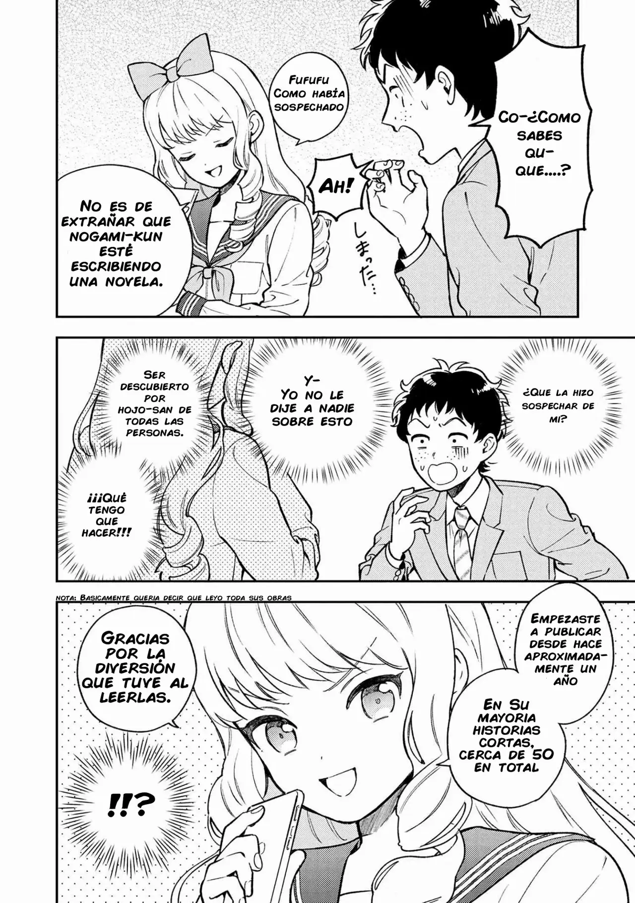 Houjou Urara no renai shousetsu o kaki nasai! (2020) - Capítulo 1.1 - Página 7 - LectorTMOo
