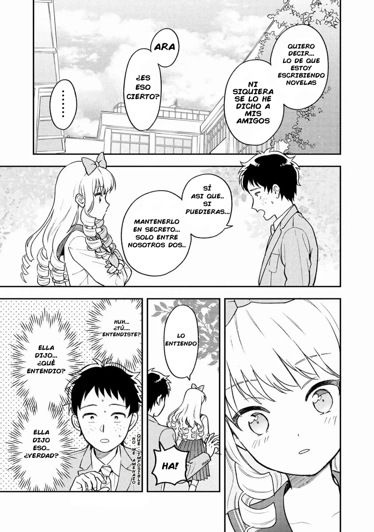Houjou Urara no renai shousetsu o kaki nasai! (2020) - Capítulo 1.1 - Página 16 - LectorTMOo