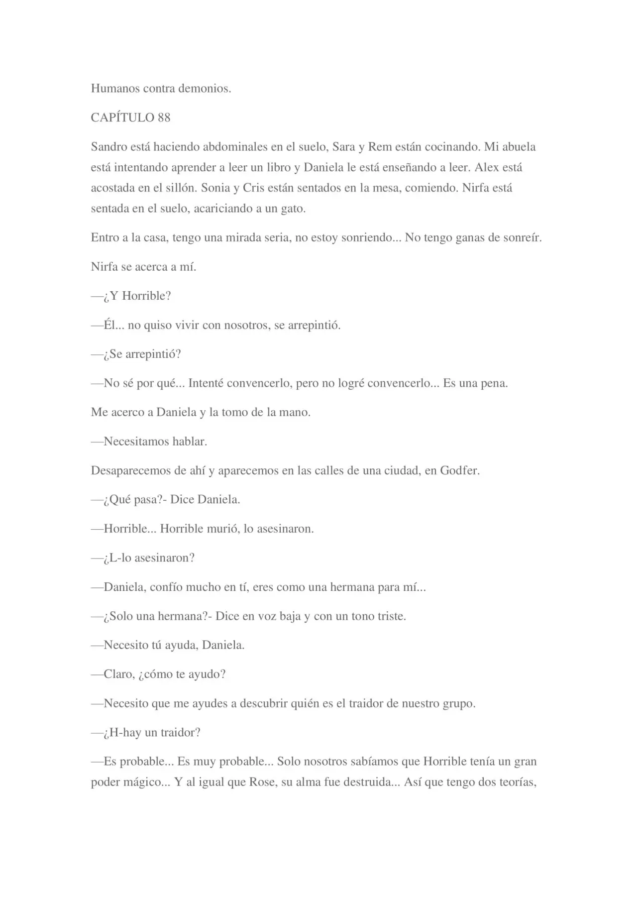 Humanos contra demonios.- ¿Soy realmente un chico perfecto? (2020) - Capítulo 88 - Página 1 - LectorTMOo