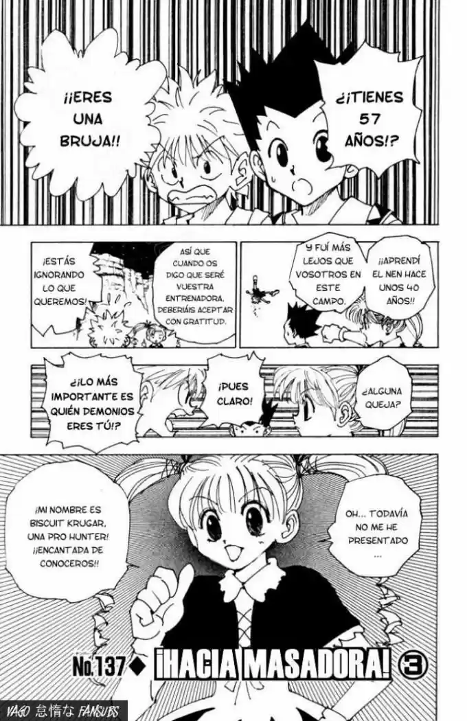 Hunter X Hunter (1998) - Capítulo 137 - Página 1 - LectorTMOo