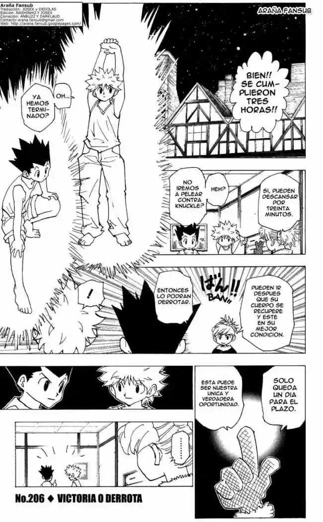 Hunter X Hunter (1998) - Capítulo 206 - Página 1 - LectorTMOo