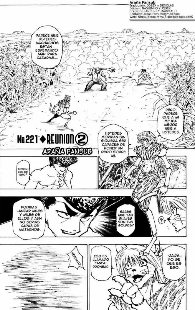 Hunter X Hunter (1998) - Capítulo 221 - Página 1 - LectorTMOo