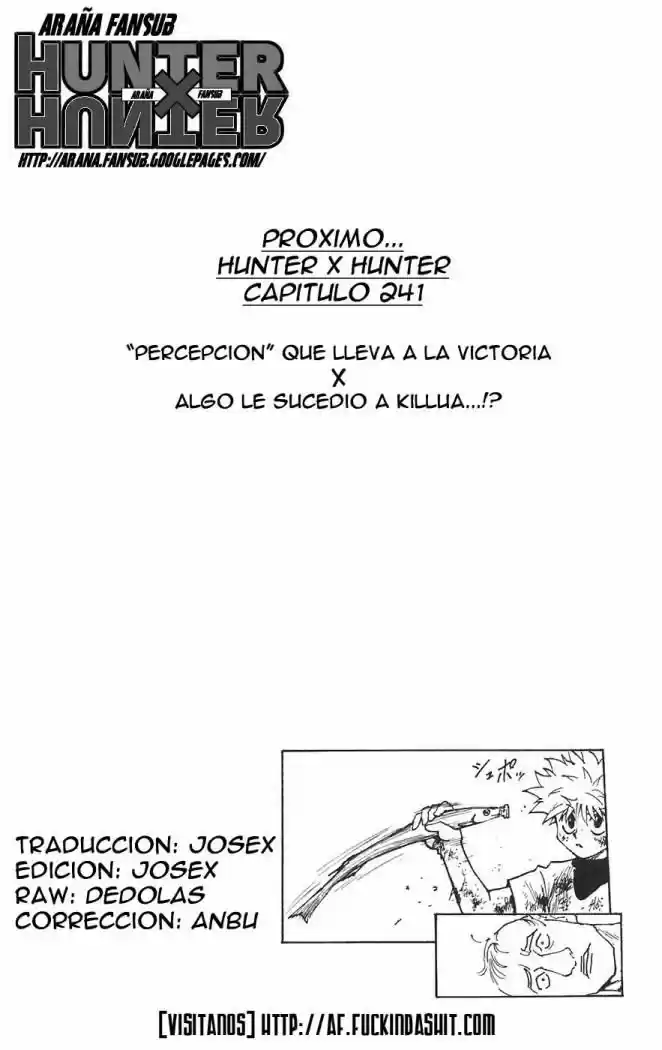Hunter X Hunter (1998) - Capítulo 240 - Página 15 - LectorTMOo