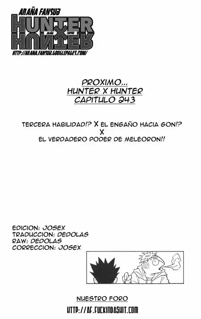 Hunter X Hunter (1998) - Capítulo 242 - Página 16 - LectorTMOo