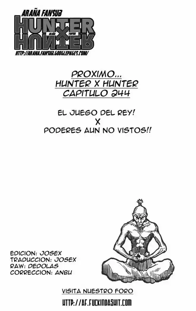 Hunter X Hunter (1998) - Capítulo 243 - Página 16 - LectorTMOo