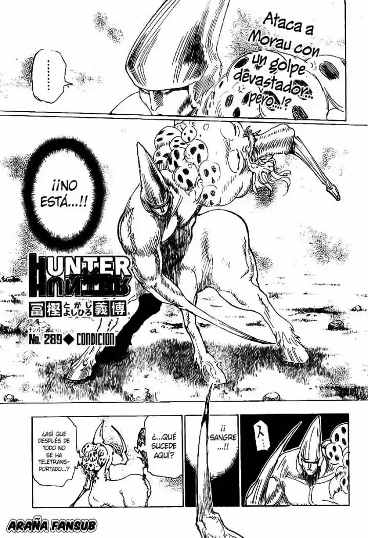 Hunter X Hunter (1998) - Capítulo 289 - Página 1 - LectorTMOo