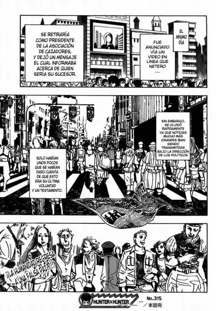Hunter X Hunter (1998) - Capítulo 315 - Página 18 - LectorTMOo