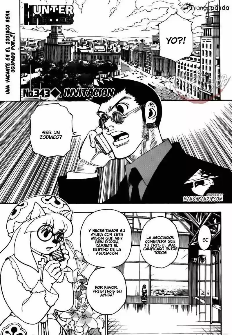 Hunter X Hunter (1998) - Capítulo 343 - Página 1 - LectorTMOo