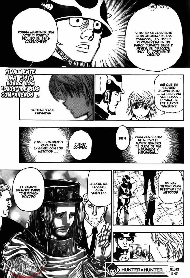 Hunter X Hunter (1998) - Capítulo 343 - Página 19 - LectorTMOo